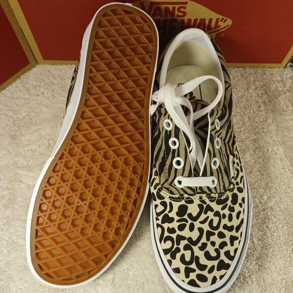 Vans Men's 3.5/Women's 5 Era Safari Leopard/Zebra Multicolor  VN0A54F19M7 - Picture 3 of 11